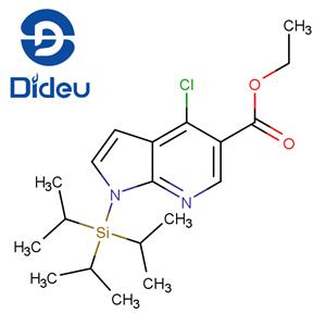 ethyl 4-chloro-1-(triisopropylsilyl)-1H-pyrrolo[2,3-b]pyridine-5-carboxylate