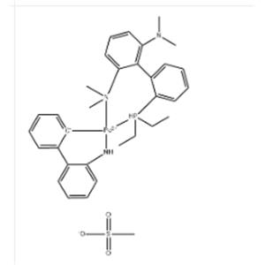 Palladium(1+), [2'-(amino-κN)[1,1'-biphenyl]-2-yl-κC][2'-(diethylphosphino-κP)-N2,N2,N6,N6-tetramethyl[1,1'-biphenyl]-2,6-diamine-κN2]-, methanesulfonate (1:1)