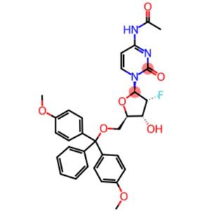 2'-FLUORO-5'-O-DIMETHOXYTRITYL-N4-ACETYL-D-CYTIDINE