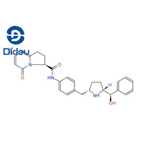 Pyrrolo[1,2-a]pyrimidine-6-carboxamide, 4,6,7,8-tetrahydro-N-[4-[[(2S,5R)-5-[(R)-hydroxyphenylmethyl]-2-pyrrolidinyl]methyl]phenyl]-4-oxo-, labeled with tritium, (6S)-