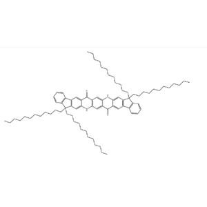 Indeno[1,2-b]indeno[1',2':6,7]quino[3,2-i]acridine-9,19-dione, 5,5,15,15-tetradodecyl-5,7,15,17-tetrahydro-