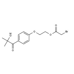 2-(4-(2-hydroxy-2-methylpropanoyl)phenoxy)ethyl 2-bromoacetate