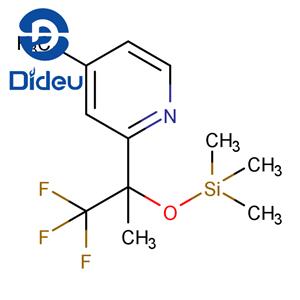 4-methyl-2-(2,2,2-trifluoro-1-methyl-1-trimethylsilanyloxy-ethyl)pyridine