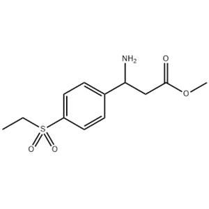 methyl 3-amino-3-(4-(ethylsulfonyl)phenyl)propanoate