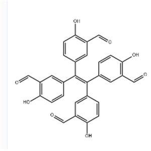 Benzaldehyde, 3,3',3'',3'''-(1,2-ethenediylidene)tetrakis[6-hydroxy-