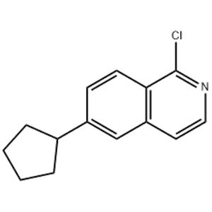 Isoquinoline, 1-chloro-6-cyclopentyl-