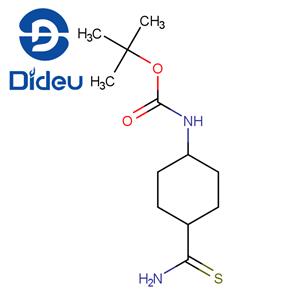 Carbamic acid, N-[trans-4-(aminothioxomethyl)cyclohexyl]-, 1,1-dimethylethyl ester