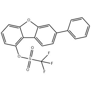 Methanesulfonic acid, 1,1,1-trifluoro-, 7-phenyl-1-dibenzofuranyl ester