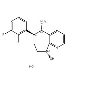 (5S,6S,9R)-5-amino-6-(2,3-difluorophenyl)-6,7,8,9-tetrahydro-5H-cyclohepta[b]pyridin-9-ol:dihydrochloride