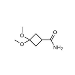 3,3-Dimethoxycyclobutane-1-carboxamide