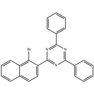 2-(1-Bromonaphthalen-2-yl)-4,6-diphenyl-1,3,5-triazine