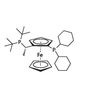 (S)-1-[(RP)-2-(Dicyclohexylphosphino)ferrocenyl]ethyldi-tert-butylphosphine