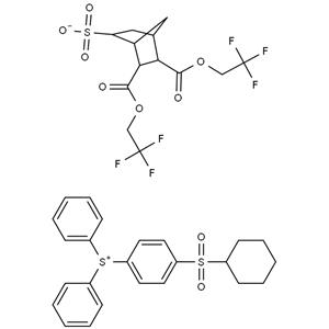 (4-(cyclohexylsulfonyl)phenyl)diphenylsulfonium