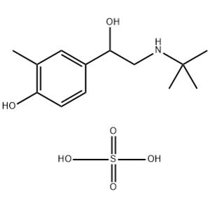 Benzenemethanol, α-[[(1,1-dimethylethyl)amino]methyl]-4-hydroxy-3-methyl-, sulfate (2:1)