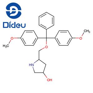 (3R,5S)-5-((bis(4-methoxyphenyl)(phenyl)methoxy)methyl)pyrrolidin-3-ol
