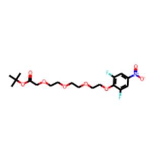 tert-Butyl 2-(2-(2-(2-(2,6-difluoro-4-nitrophenoxy)ethoxy)ethoxy)ethoxy)acetate