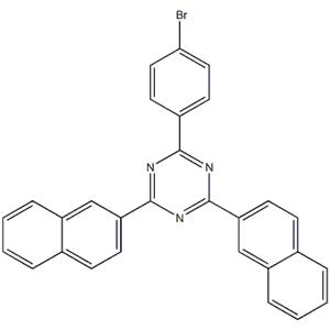 2-(4-bromophenyl)-4,6-di(naphthalen-2-yl)-1,3,5-triazine