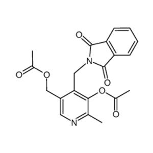 (5-acetoxy-4-((1,3-dioxoisoindolin-2-yl)methyl)-6-methylpyridin-3-yl)methyl acetate