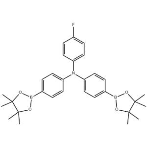 Benzenamine, 4-fluoro-N,N-bis[4-(4,4,5,5-tetramethyl-1,3,2-dioxaborolan-2-yl)phenyl]-