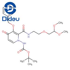 N-[2-[[[2-(2,2-dimethoxyethoxy)ethyl]amino]carbonyl]-4-oxo-3-(phenylmethoxy)-1(4H)-pyridinyl]-Carbamic acid 1,1-dimethylethyl ester