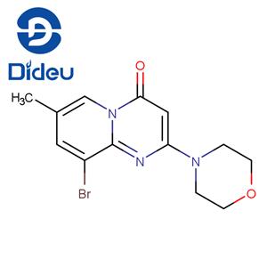 4H-Pyrido[1,2-a]pyrimidin-4-one, 9-bromo-7-methyl-2-(4-morpholinyl)-