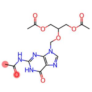 N-[9-[[2-(Acetyloxy)-1-[(acetyloxy)methyl]ethoxy]methyl]-6,9-dihydro-6-oxo-1H-purin-2-yl]acetamide