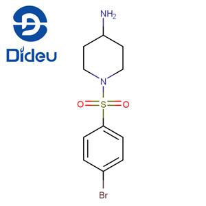 4-Piperidinamine, 1-[(4-bromophenyl)sulfonyl]-, hydrochloride (1:1)