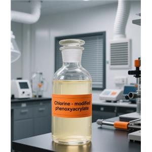 Chlorine-modified phenoxyacrylate