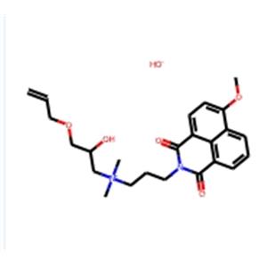 1H-Benz[de]isoquinoline-2(3H)-propanaminium, N-[2-hydroxy-3-(2-propen-1-yloxy)propyl]-6-methoxy-N,N-dimethyl-1,3-dioxo-, hydroxide (1:1)