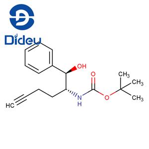 tert-butyl((1R,2R)-1-hydroxy-1-phenylhex-5-yn-2-yl)carbamate