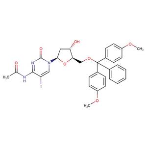 5-O-(4,4'-dimethoxytrityl)-N4-acetyl-5-iodo-deoxycytosine