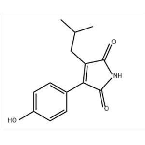 1H-Pyrrole-2,5-dione, 3-(4-hydroxyphenyl)-4-(2-methylpropyl)-