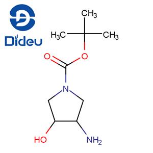1-Pyrrolidinecarboxylicacid,3-amino-4-hydroxy-,1,1-dimethylethylester,(3S-cis)-(9CI)