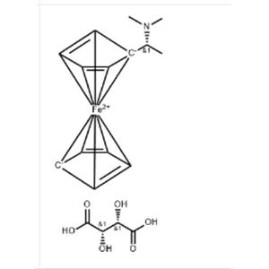 Ferrocene, [(1R)-1-(dimethylamino)ethyl]-, (2S,3S)-2,3-dihydroxybutanediate (1:1) (ACI)