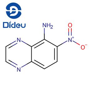 5-Quinoxalinamine, 6-nitro-