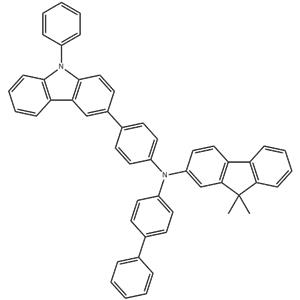 9H-Fluoren-2-aMine, N-[1,1'-biphenyl]-4-yl-9,9-diMethyl-N-[4-(9-phenyl-9H-carbazol-3-yl)phenyl]-