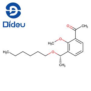 Ethanone, 1-[3-[(1S)-1-(hexyloxy)ethyl]-2-methoxyphenyl]-