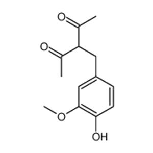 3-[(4-hydroxy-3-methoxyphenyl)methyl]pentane-2,4-dione