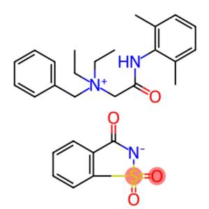 Denatonium saccharide