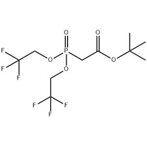 Acetic acid, 2-[bis(2,2,2-trifluoroethoxy)phosphinyl]-, 1,1-dimethylethyl ester