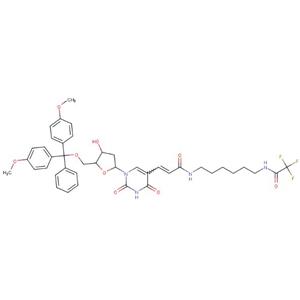 (5'-O-(DIMETHOXYTRITYL)-5-[N-(6-(TRIFLUOROACETAMIDO)HEXYL)-3-(E)-ACRYLAMIDO]-2'-DEOXYURIDINE)