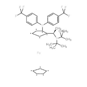 (R)-(-)-1-[(S)-2-Di-tert-butylphosphino)ferrocenyl]ethyldi-(4-trifluoromethylphenyl)phosphine
