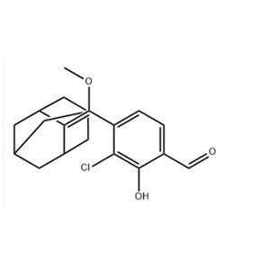Benzaldehyde, 3-chloro-2-hydroxy-4-(methoxytricyclo[3.3.1.13,7]dec-2-ylidenemethyl)-