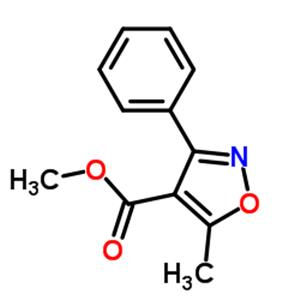 4-ISOXAZOLECARBOXYLIC ACID, 5-METHYL-3-PHENYL-, METHYL ESTER