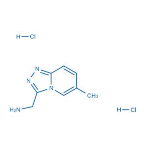 (6-Methyl-[1,2,4]triazolo[4,3-a]pyridin-3-yl)methanamine dihydrochloride