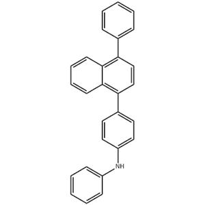 Benzenamine, N-phenyl-4-(4-phenyl-1-naphthalenyl)-