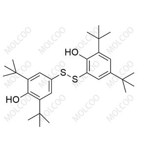2,6-di-tert-butyl-4-((3,5-di-tert-butyl-2-hydroxyphenyl)disulfanyl)phenol