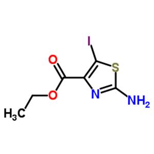 4-Thiazolecarboxylicacid,2-amino-5-iodo-,ethylester(9CI)