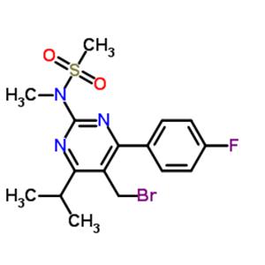 N-[5-bromomethyl-4-(4-fluorophenyl)-6-(1-methylethyl)-2-pyrimidinyl]-N-methyl-methanesulfonamide