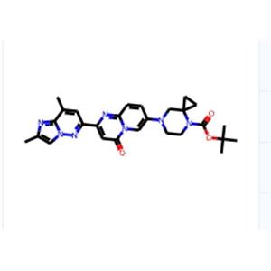 tert-Butyl 7-(2-(2,8-dimethylimidazo[1,2-b]pyridazin-6-yl)-4-oxo-4H-pyrido[1,2-a]pyrimidin-7-yl)-4,7-diazaspiro[2.5]octane-4-carboxylate